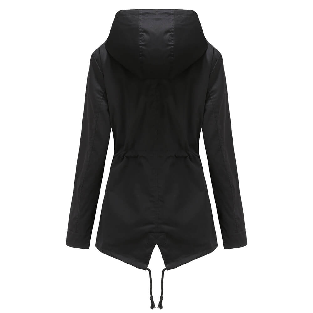 Hooded Windbreaker Jacket for Men and Women in London Style