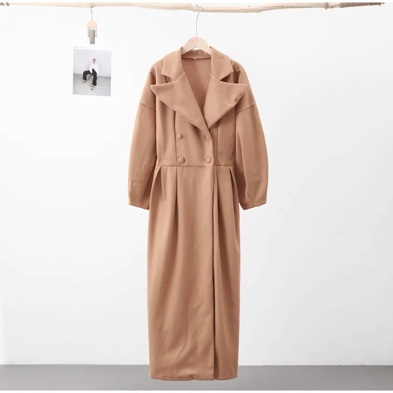 Elegant Long Coat for Women - Stylish and Warm Outerwear