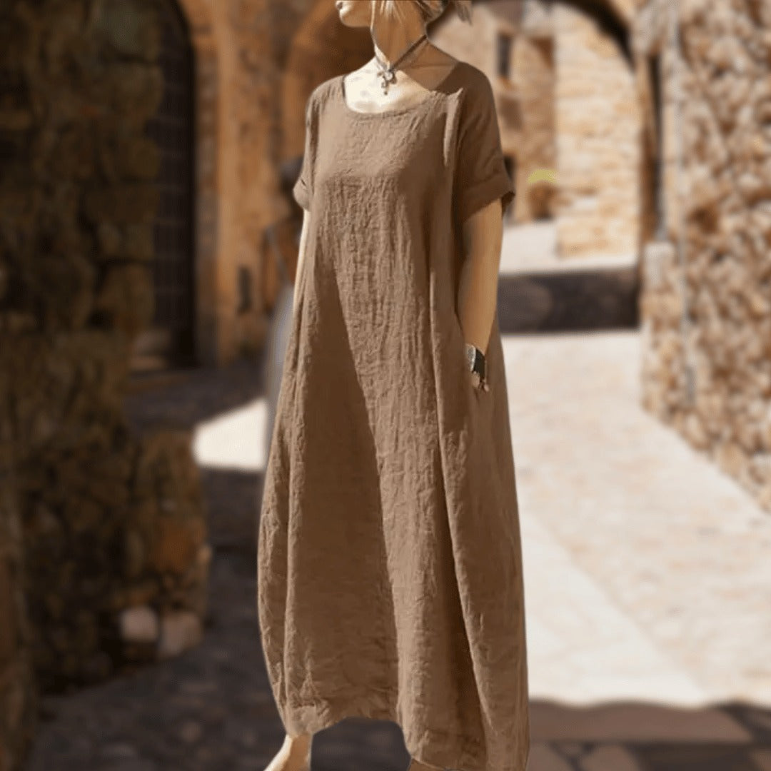 Loose Cut Maxi Dress for Effortless Style and Comfort