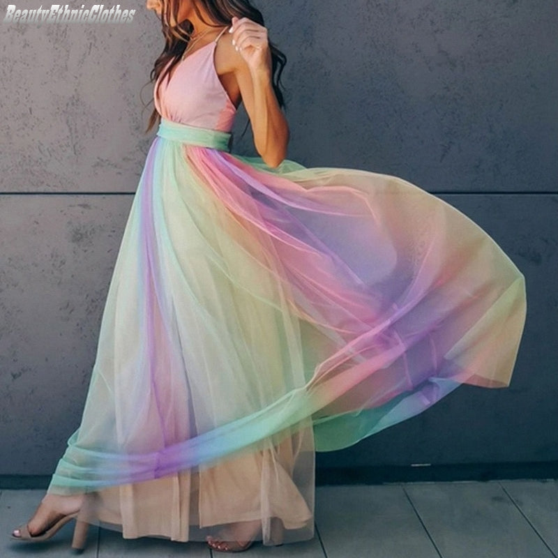 Elegant Long V-Neck Dress for Effortless Style