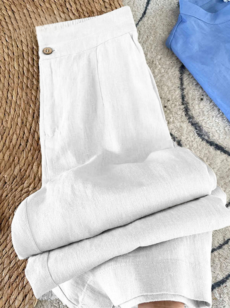 Heritage Linen Trousers – Lightweight, Breathable Design