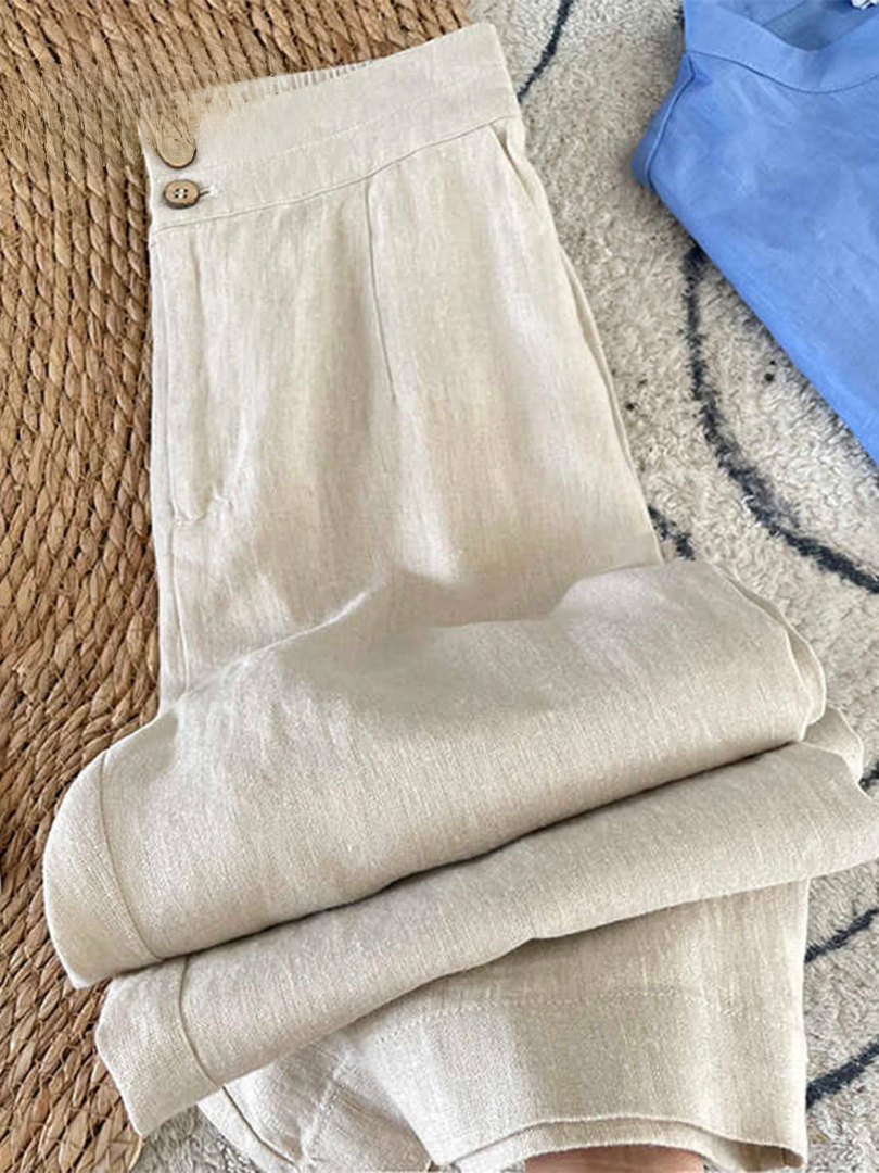 Heritage Linen Trousers – Lightweight, Breathable Design