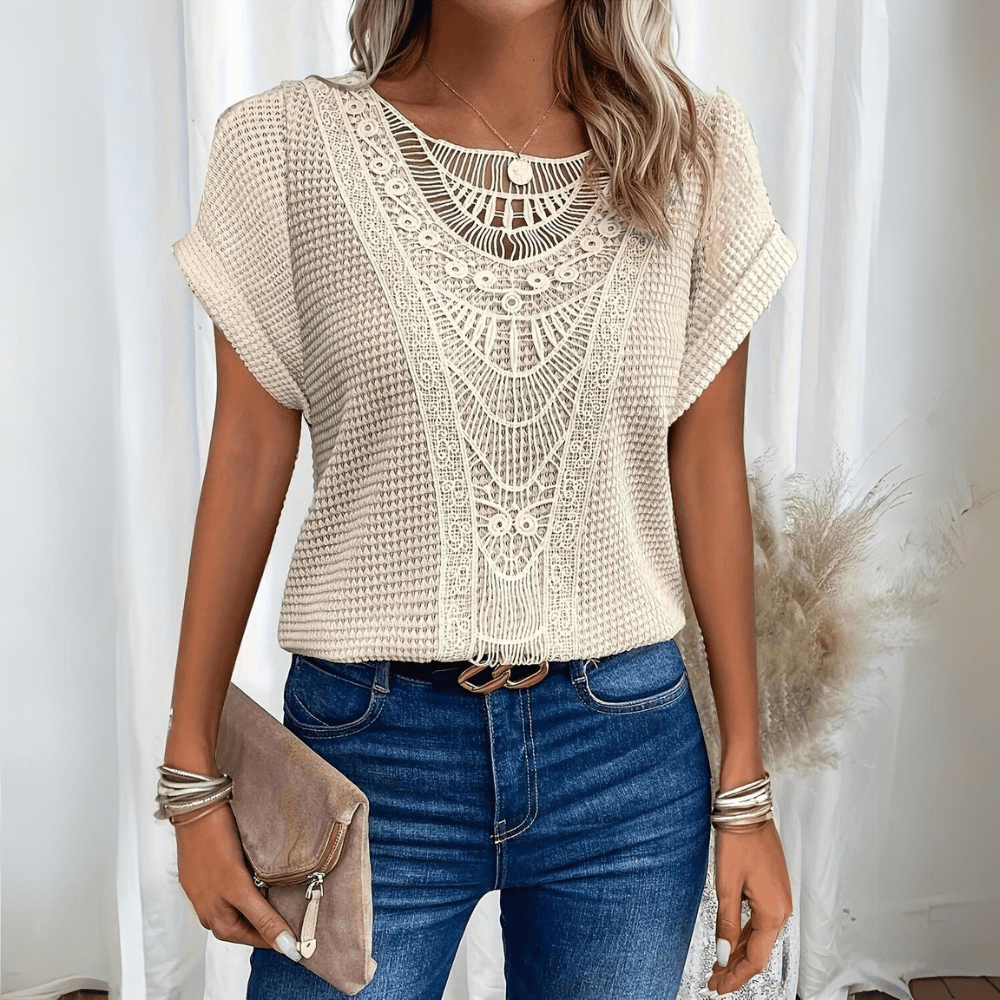 Elegant Ibiza-Style Blouse for Effortless Chic
