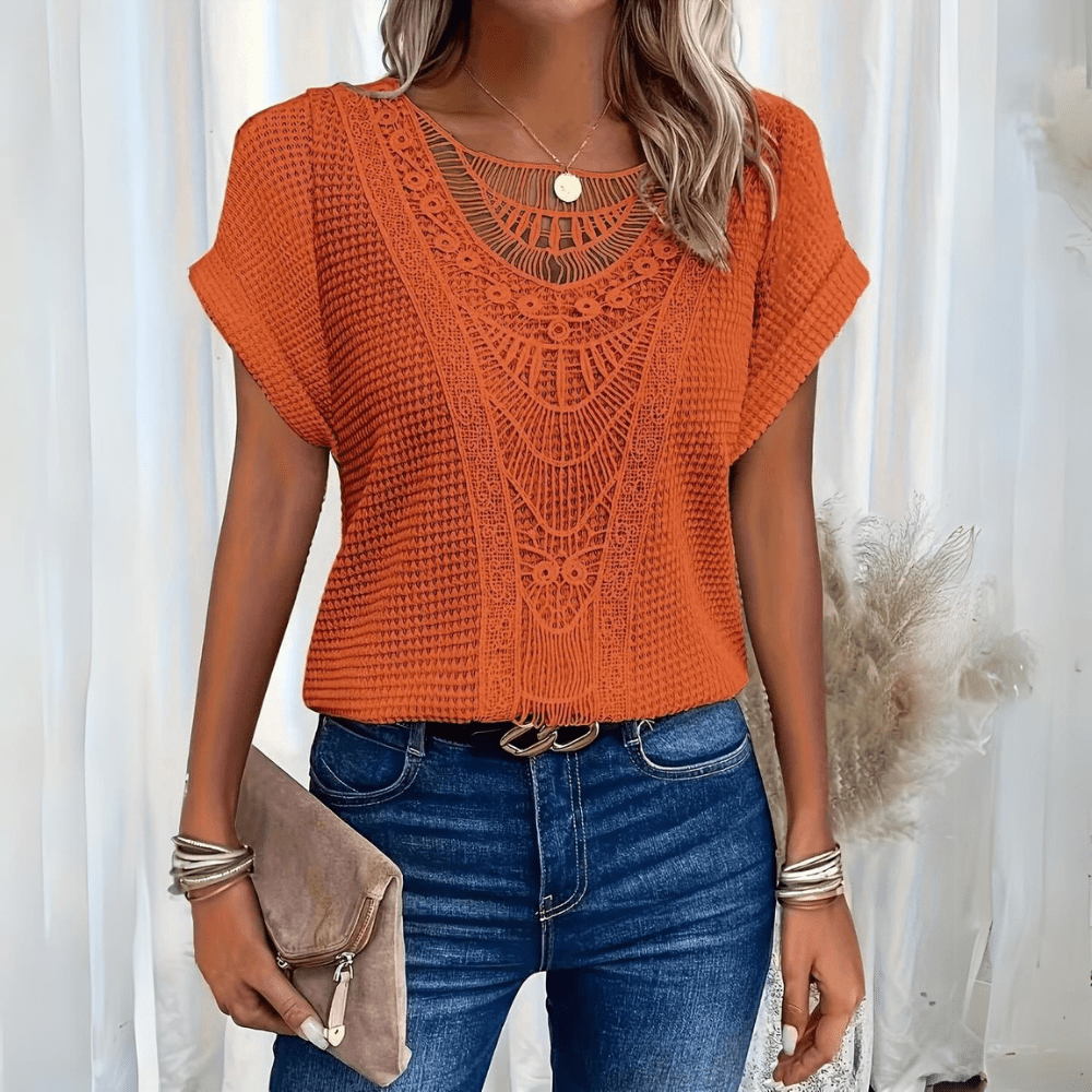 Elegant Ibiza-Style Blouse for Effortless Chic