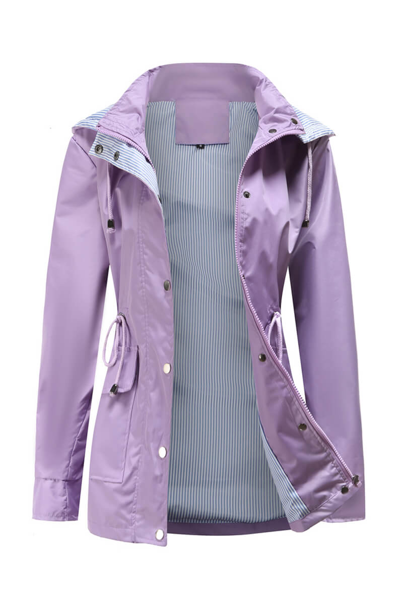 Hooded Windbreaker Jacket for Lightweight Outdoor Protection