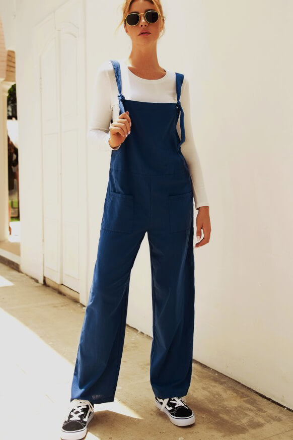 Oversized Sleeveless Jumpsuit in Berkeley Style