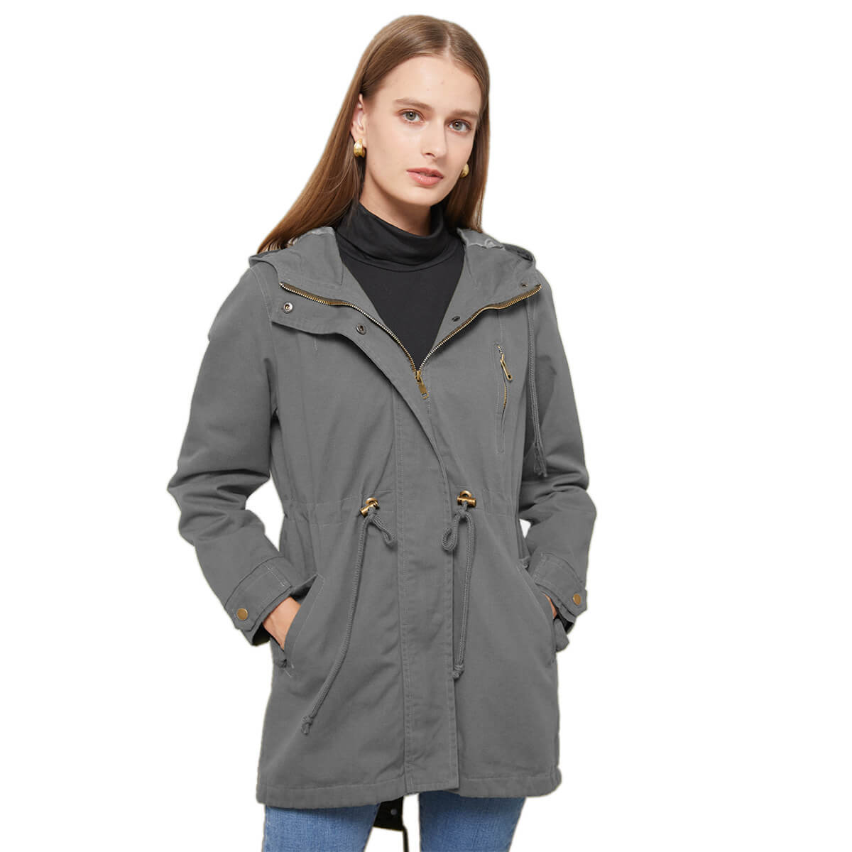 Hooded Parka Jacket for Cold Weather Protection and Comfort