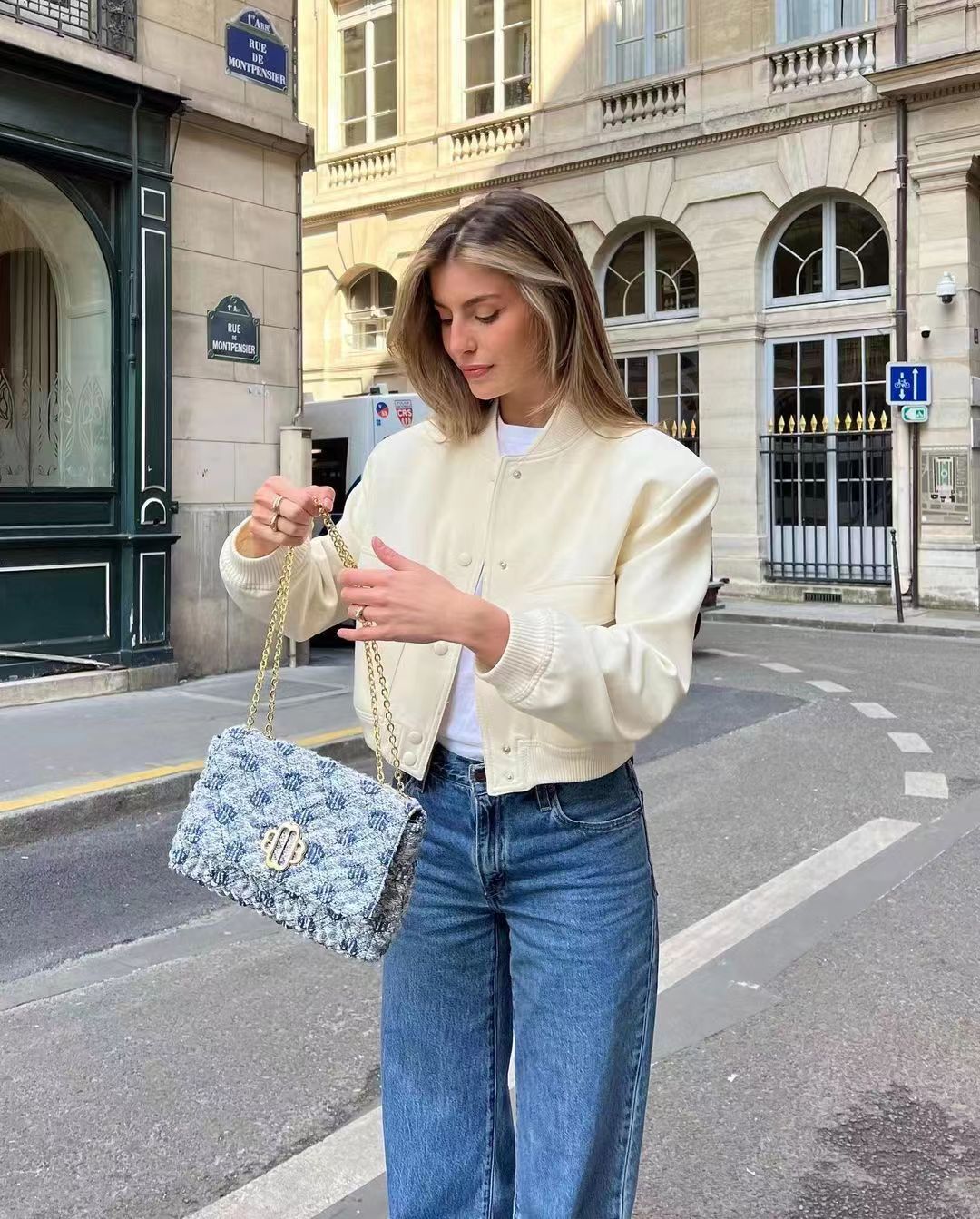 Women's Short Bomber Jacket – Stylish and Versatile Outerwear
