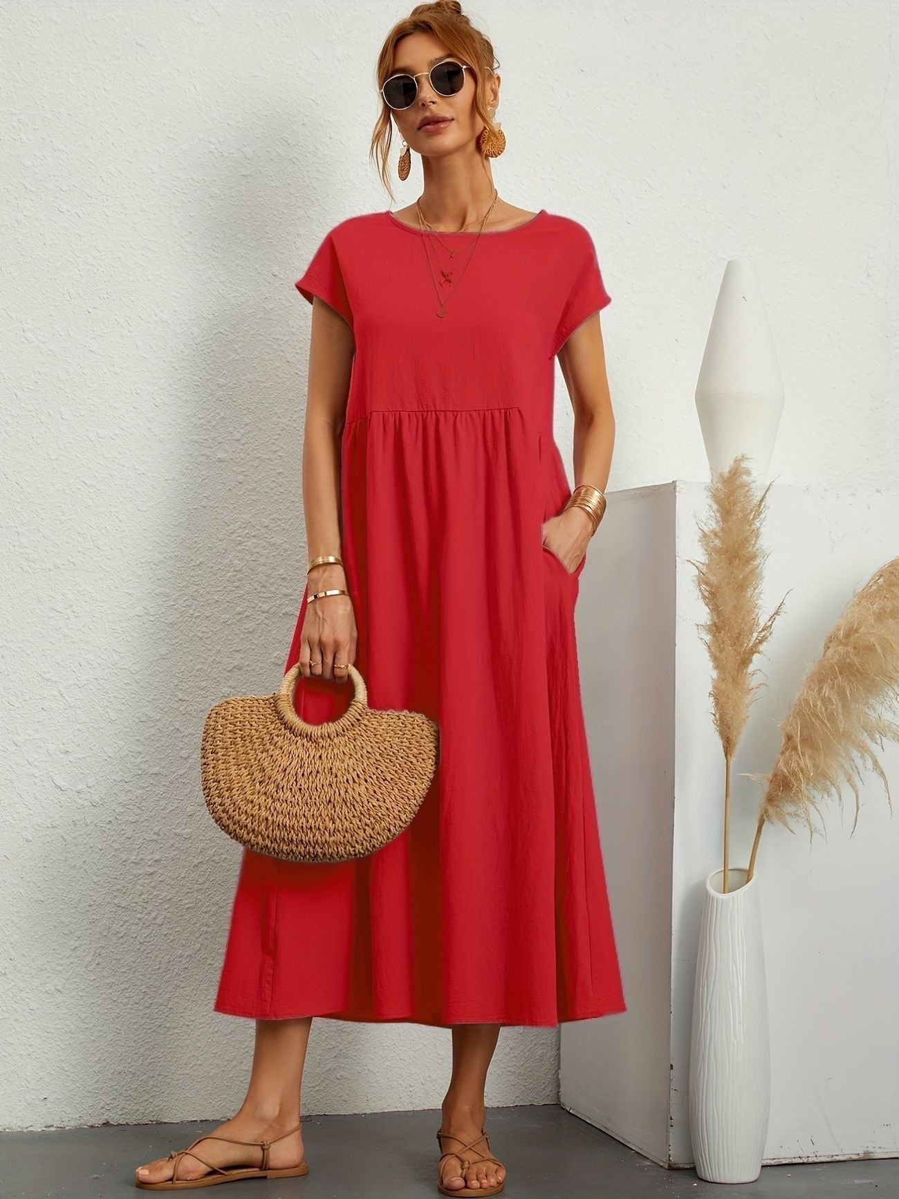 Casual Midi Dress for Everyday Wear