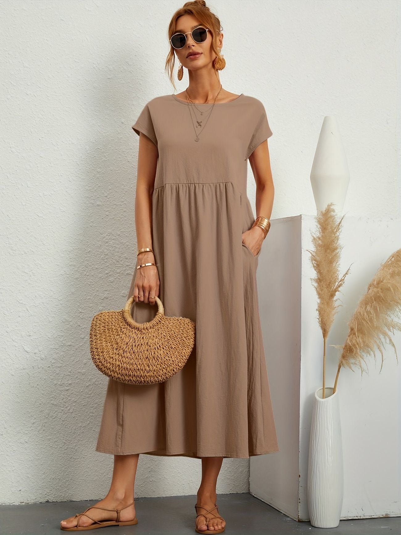 Casual Midi Dress for Everyday Wear