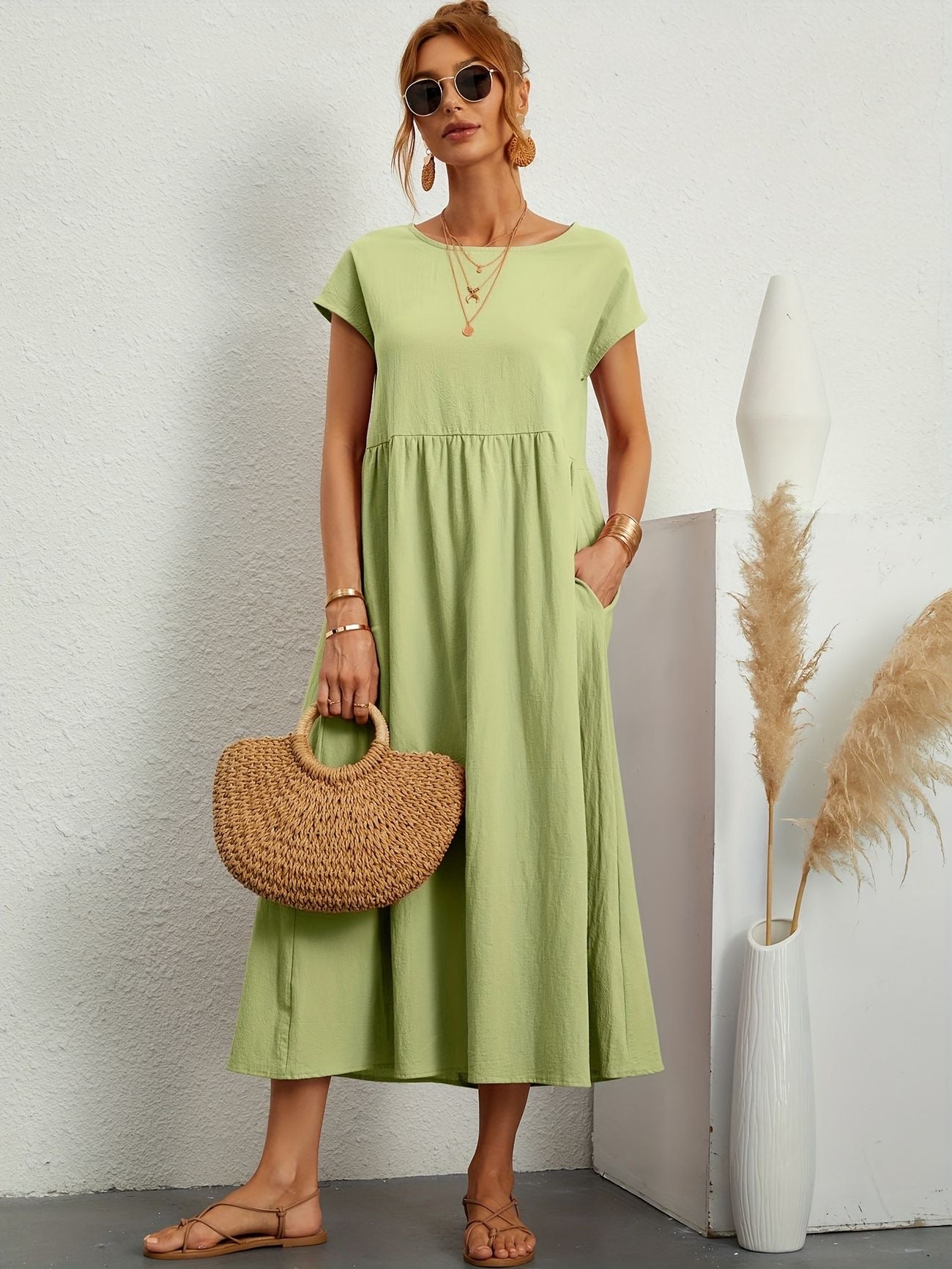 Casual Midi Dress for Everyday Wear