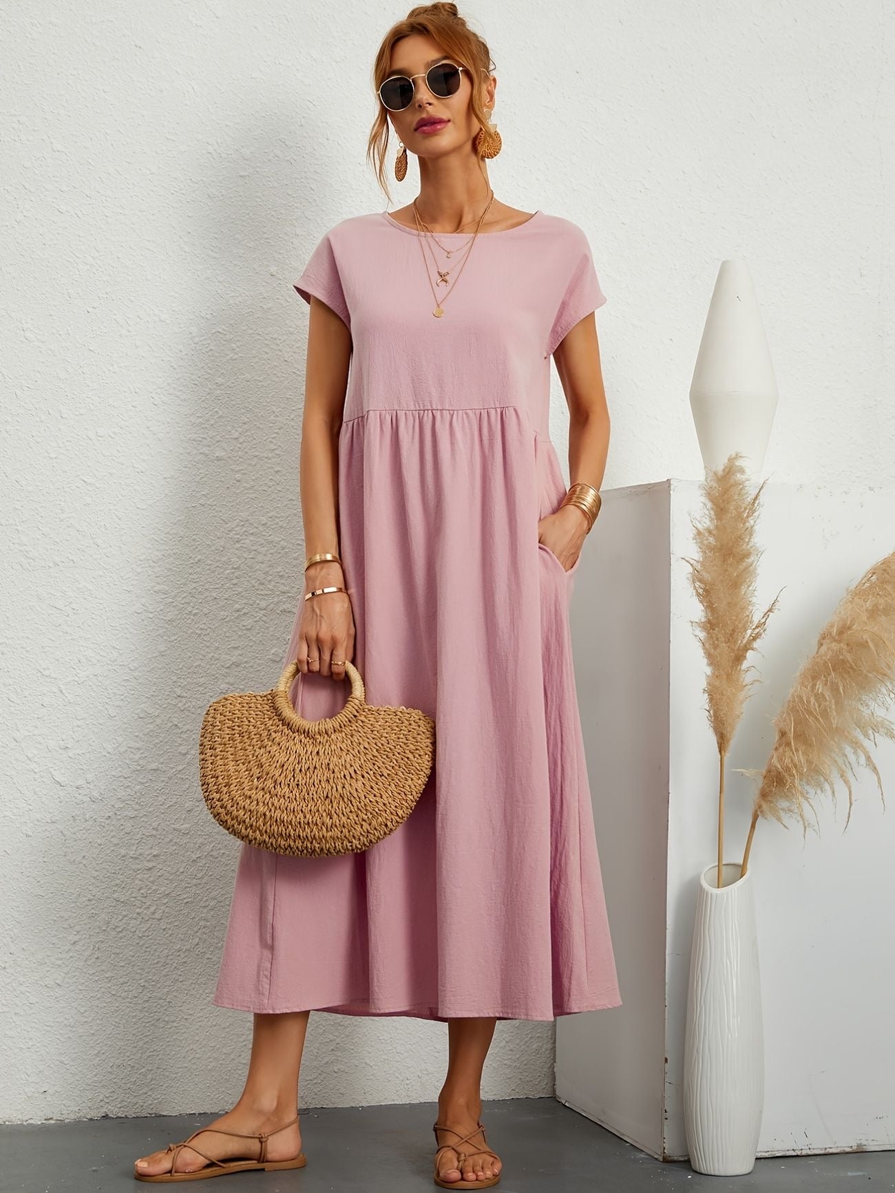 Casual Midi Dress for Everyday Wear