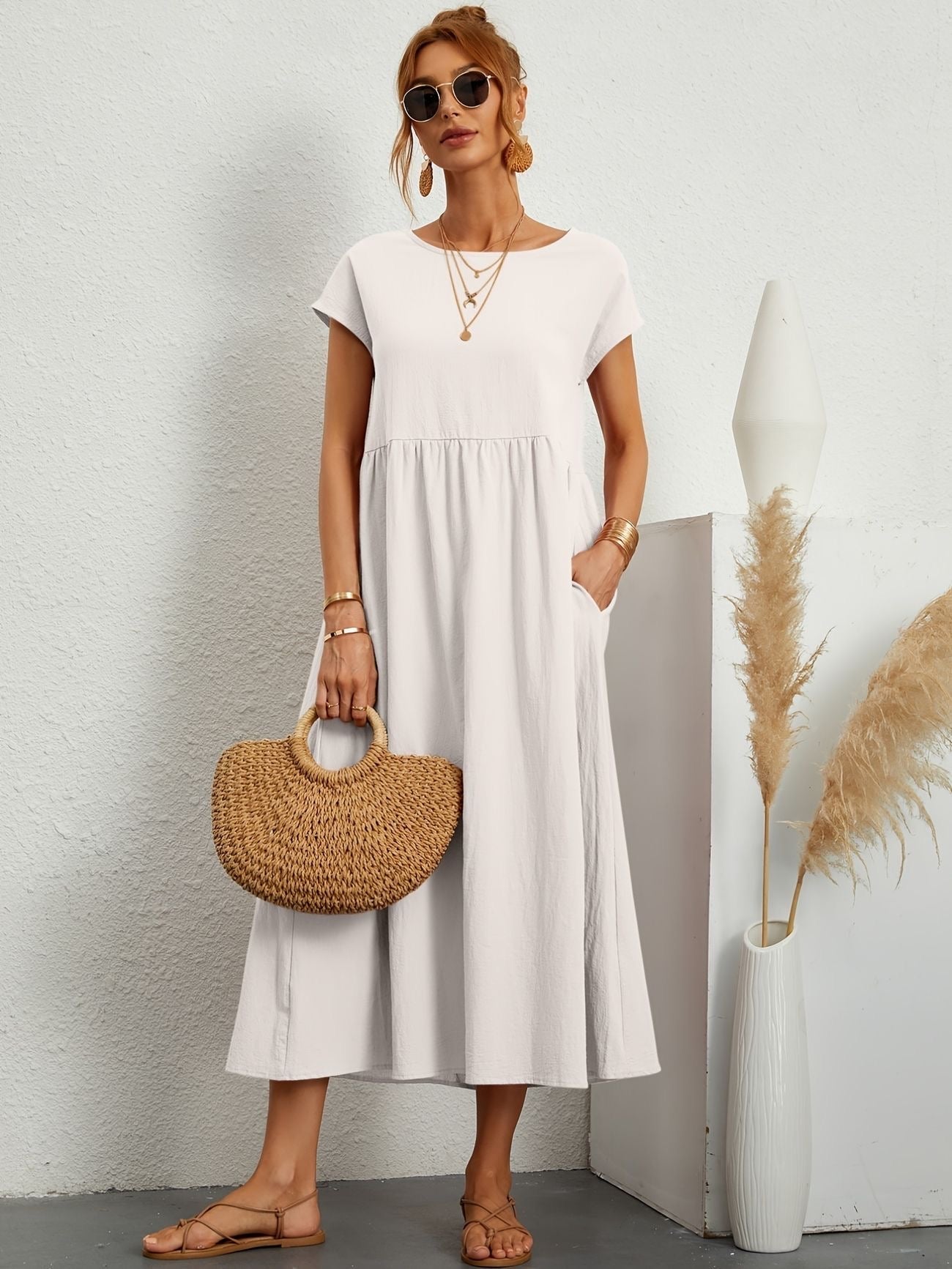 Casual Midi Dress for Everyday Wear