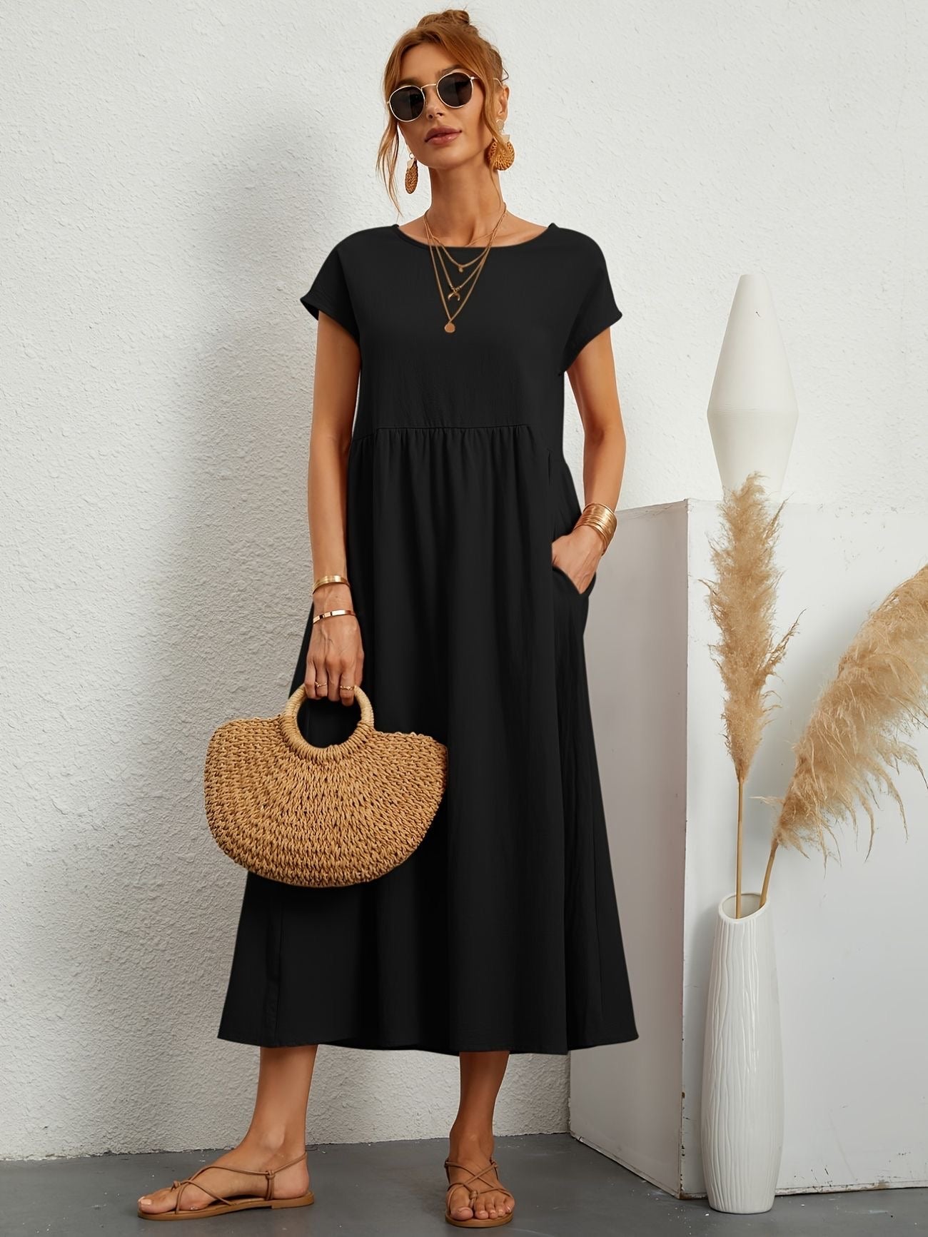 Casual Midi Dress for Everyday Wear
