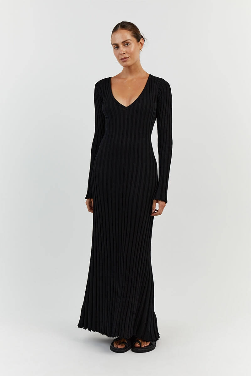 V-Neck Mesh Dress in Elegant Serena Design