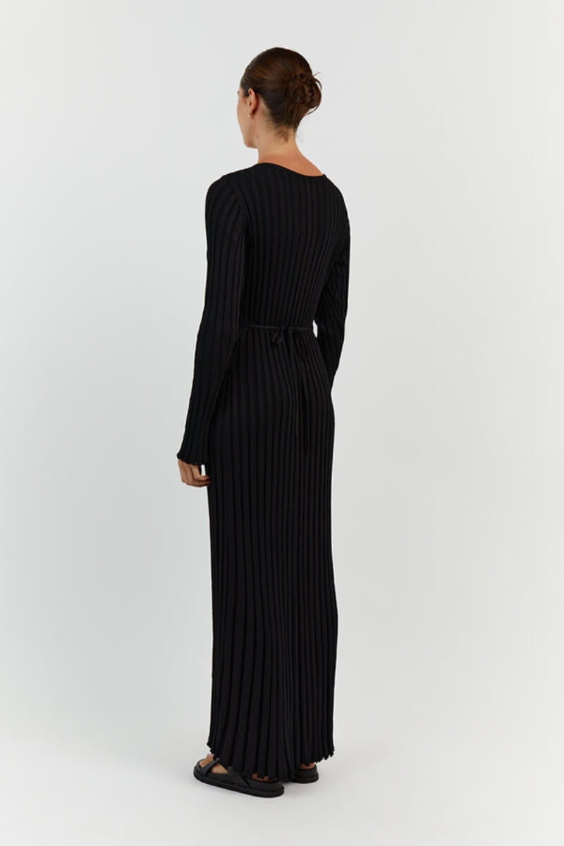 V-Neck Mesh Dress in Elegant Serena Design