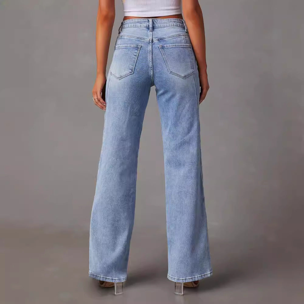 Flared Cut Jeans for Women - Stylish and Comfortable Fit