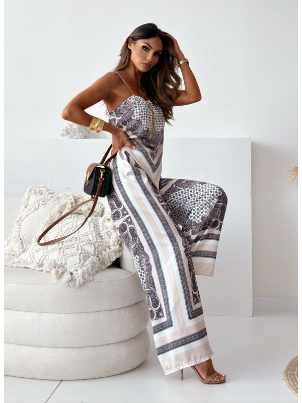Bohemian Style Giselle-Inspired Two-Piece Outfit Set