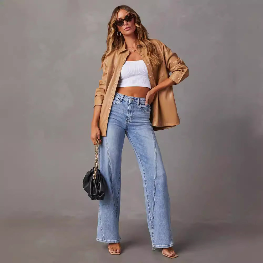 Flared Cut Jeans for Women - Stylish and Comfortable Fit