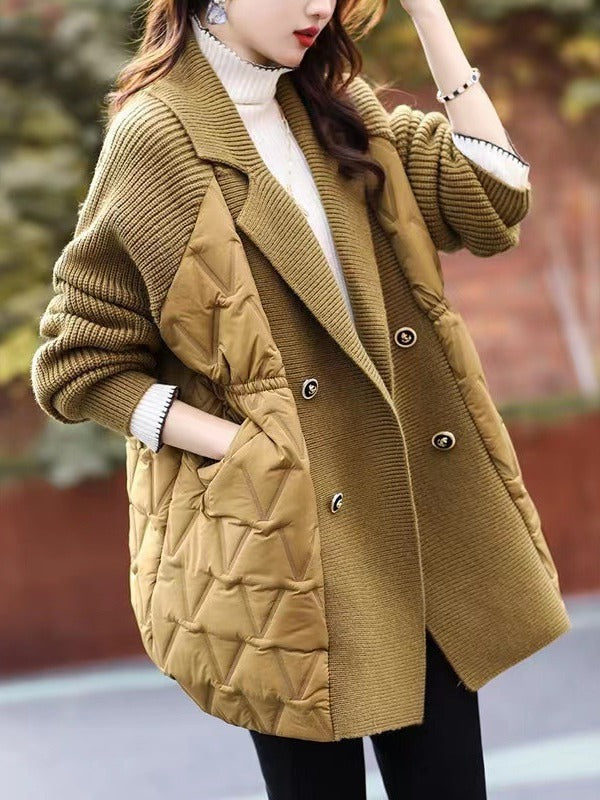 Quilted Winter Cardigan for Women - Cozy & Stylish Outerwear