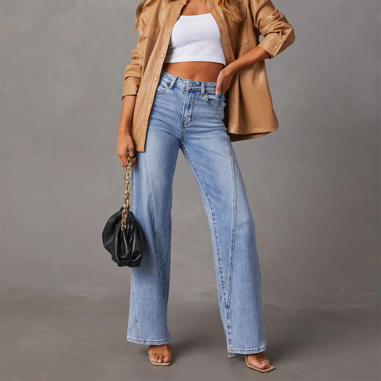 Flared Cut Jeans for Women - Stylish and Comfortable Fit