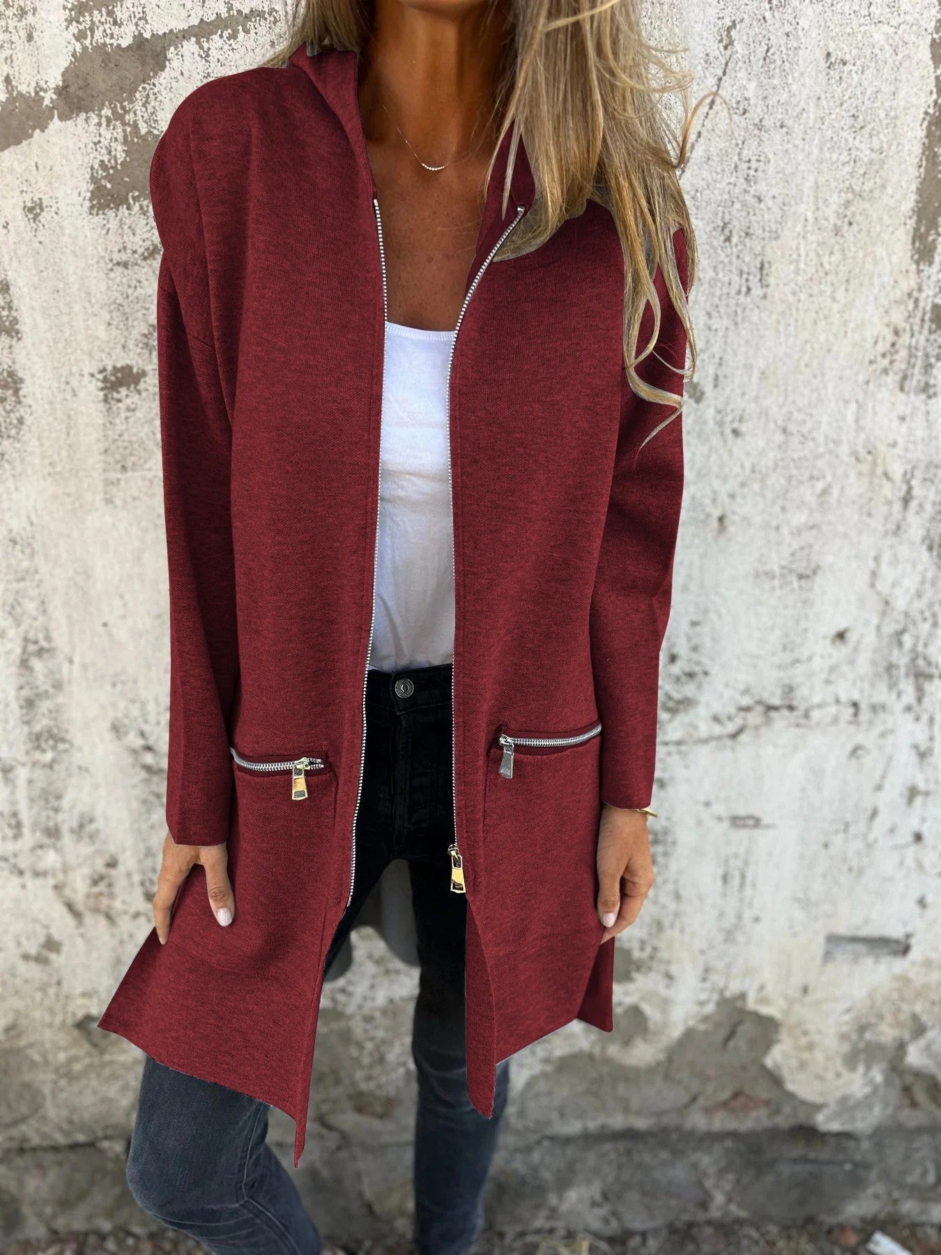 Hooded Clara Long Coat for Stylish Warmth and Comfort