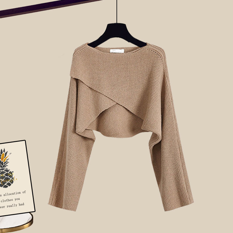 Comfortable Soft Three-Piece Set with Long Sleeves