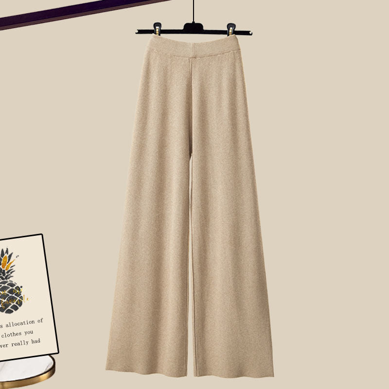 Comfortable Soft Three-Piece Set with Long Sleeves
