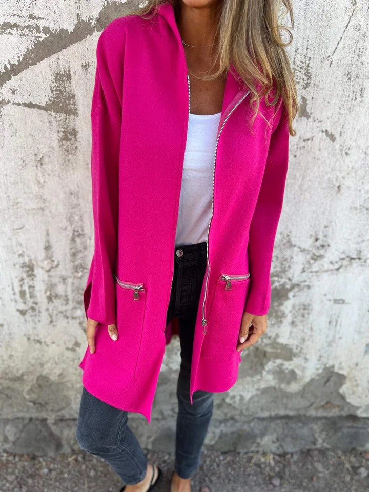 Hooded Clara Long Coat for Stylish Warmth and Comfort