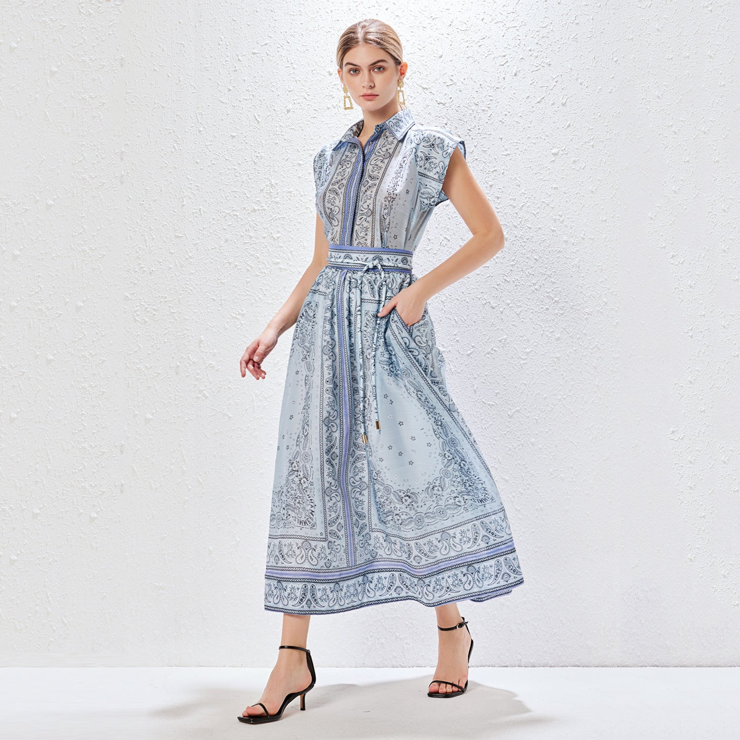 Printed Blouse and Skirt Set for Stylish Outfits