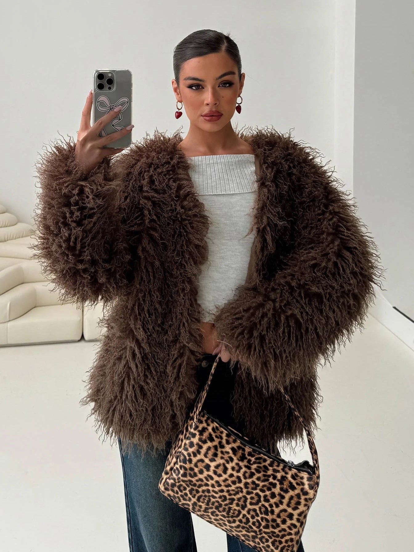 Faux Fur Winter Jacket for Women - Stylish and Cozy Outerwear