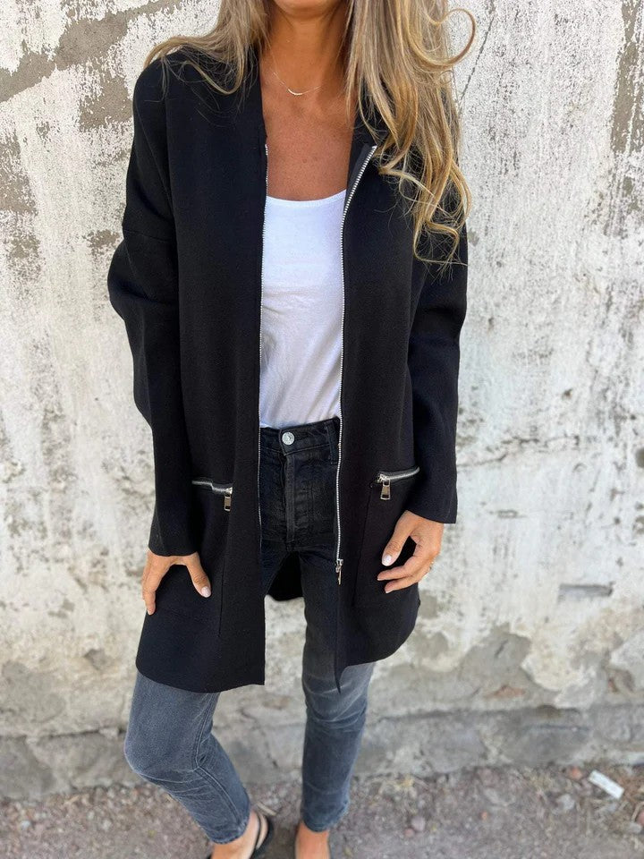 Hooded Clara Long Coat for Stylish Warmth and Comfort