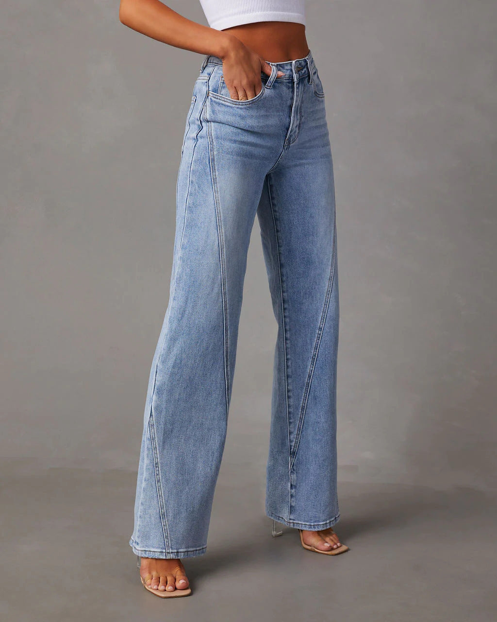 Flared Cut Jeans for Women - Stylish and Comfortable Fit