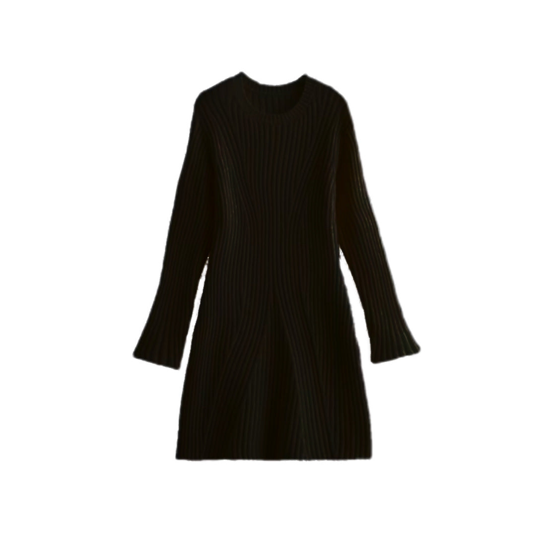 Knit Short Dress with Stylish Design and Comfortable Fit