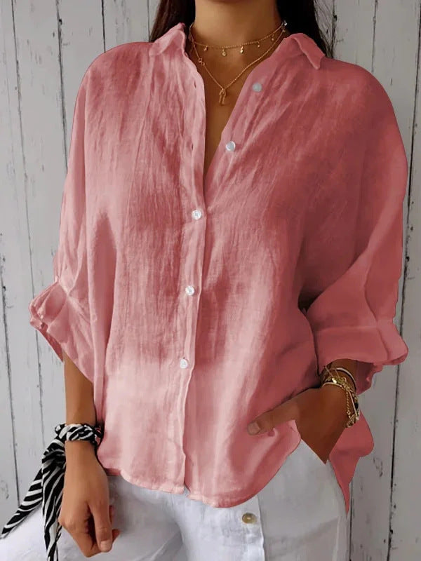 Cotton Top with Back Tie Detail