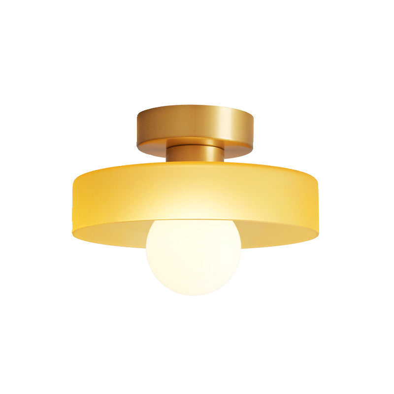 French-Style Bauhaus Ceiling Light | Modern Minimalist Fixture