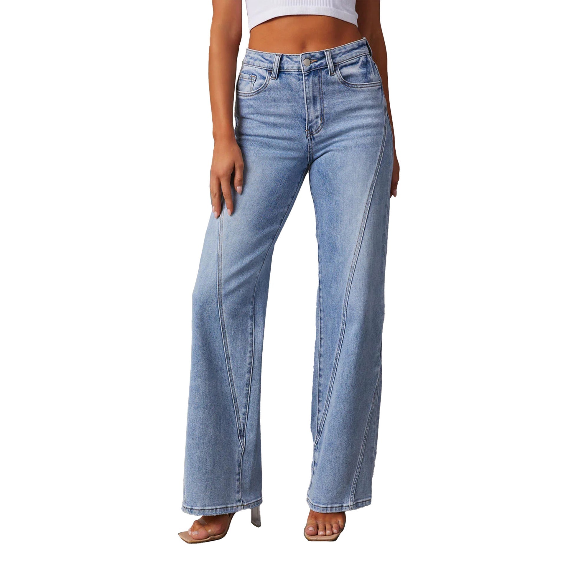 Flared Cut Jeans for Women - Stylish and Comfortable Fit