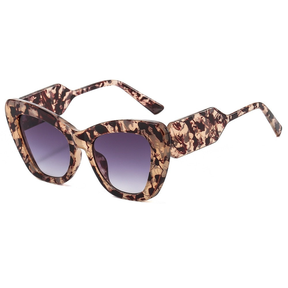 Stylish Cat Eye Sunglasses with UV Protection and Trendy Design