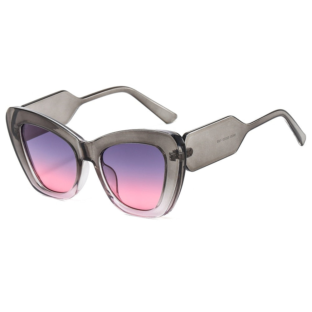 Stylish Cat Eye Sunglasses with UV Protection and Trendy Design