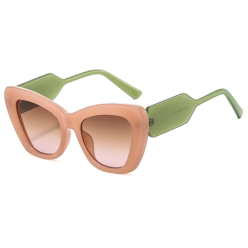 Stylish Cat Eye Sunglasses with UV Protection and Trendy Design