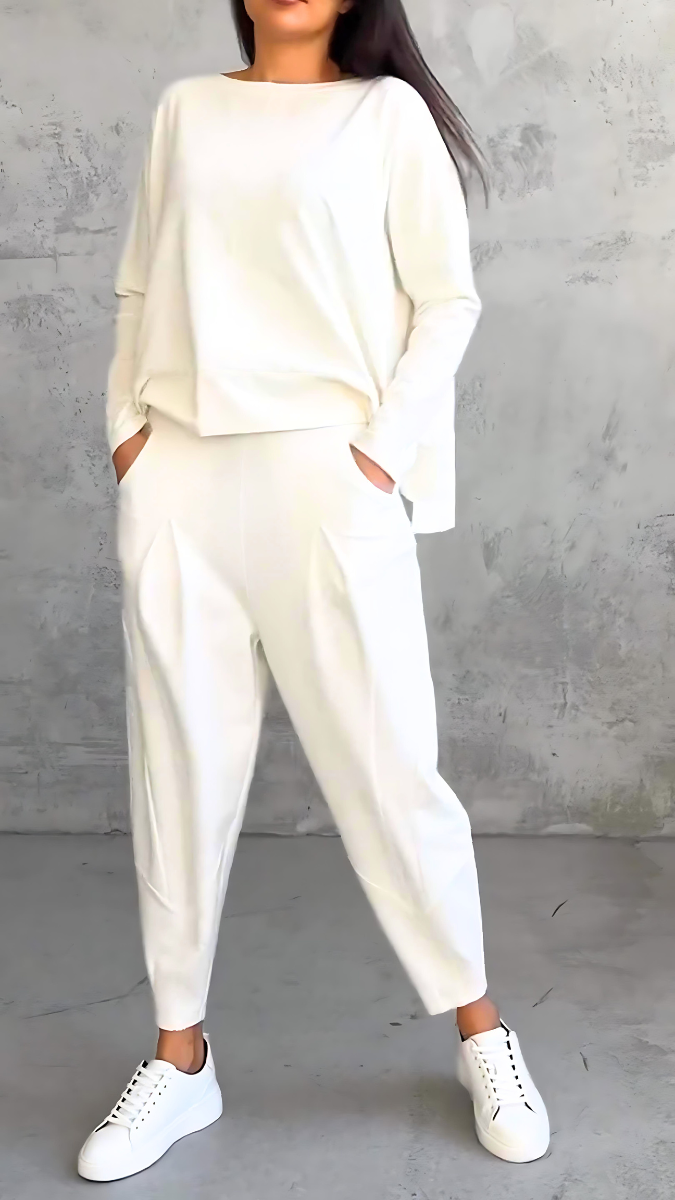 Trouser and Long Sleeve Set for Comfortable Everyday Wear