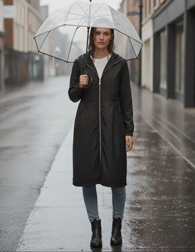 Women's Long Waterproof Jacket - Insulated Winter Outerwear