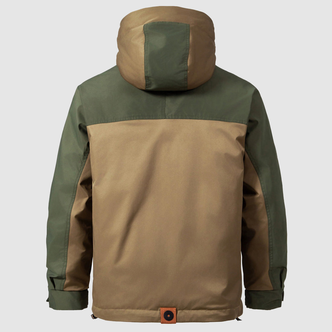 Men's Anorak: Waterproof Shell and Colour-Block Panels