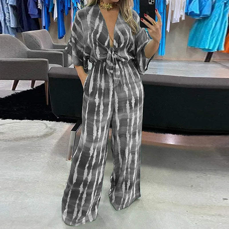 Chic Jade Green Jumpsuit with Flattering Fit and Comfortable Design