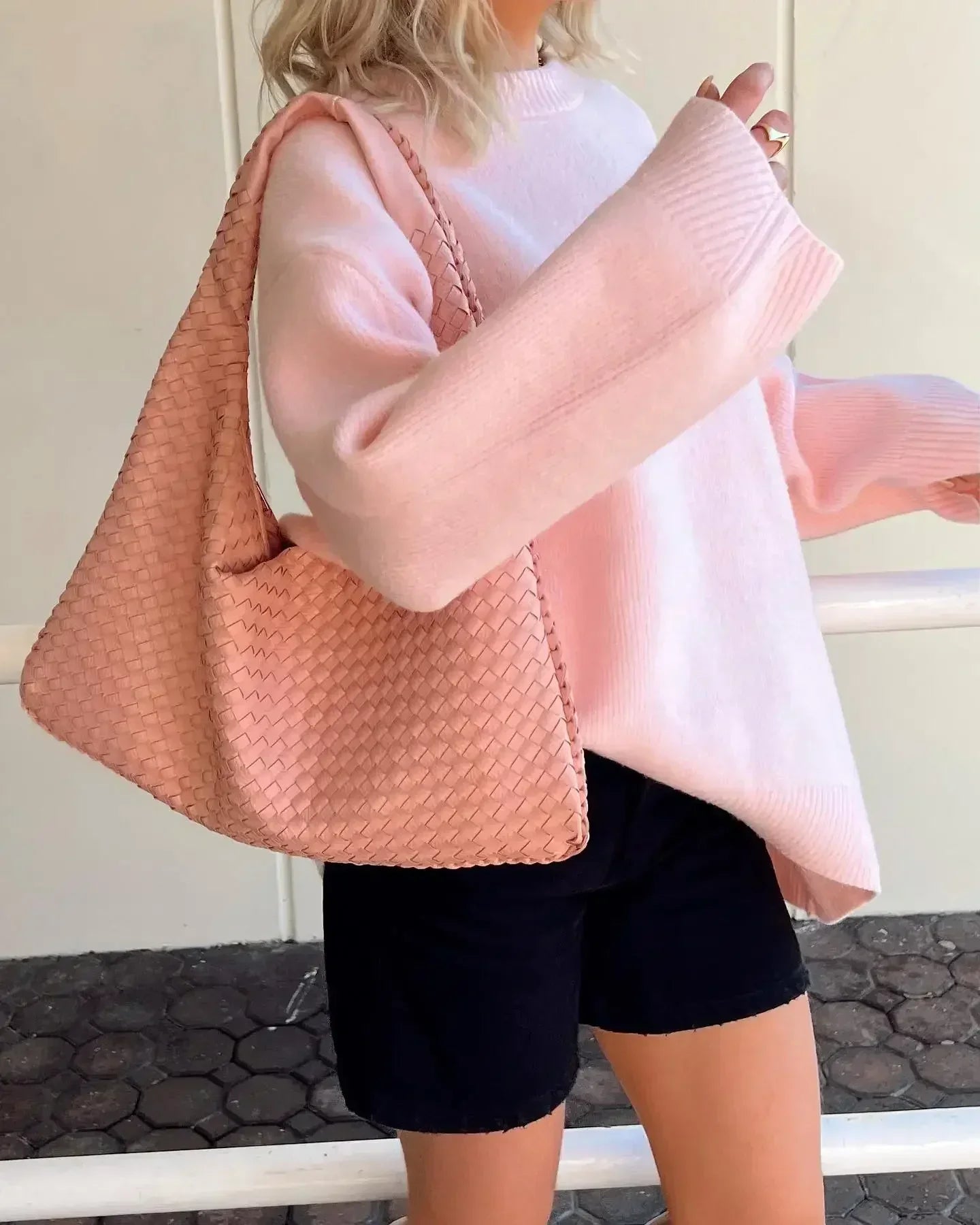 Pink Lightweight Sweater – Soft, Comfortable Knit