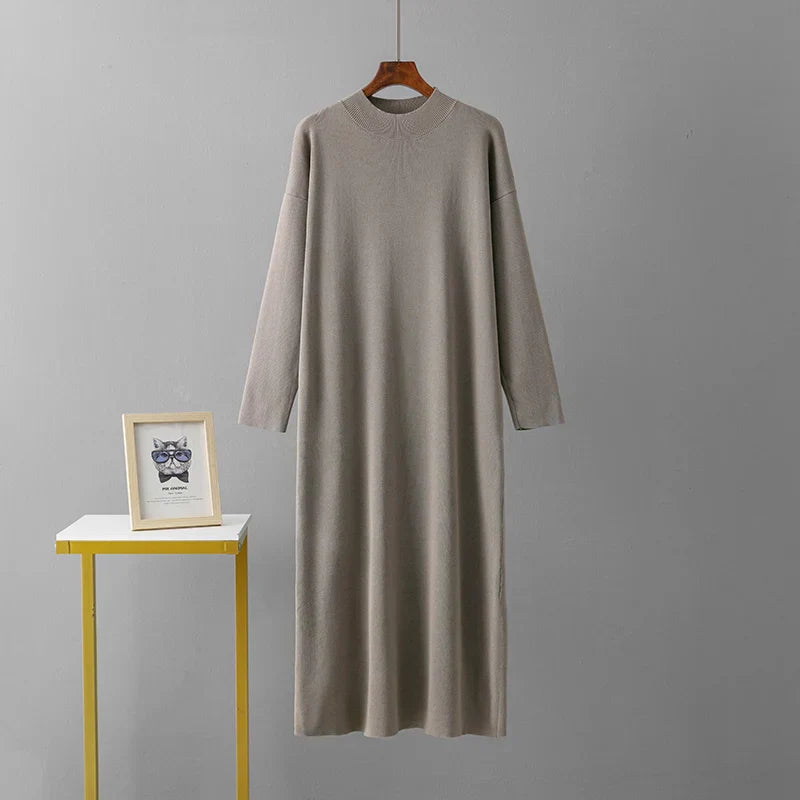 Knit Dress and Cardigan Set for Stylish Layering