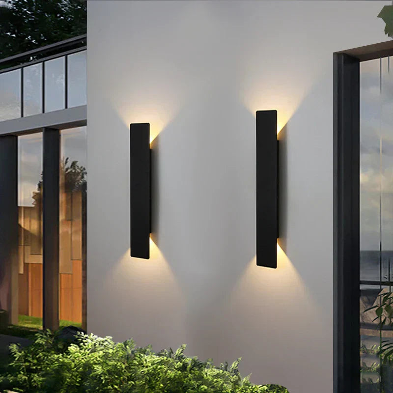 Slim Outdoor IP65 Waterproof LED Strip Wall Light