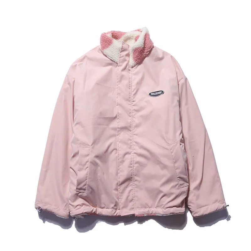 Reversible Heart Print Coat - Exclusive Collection