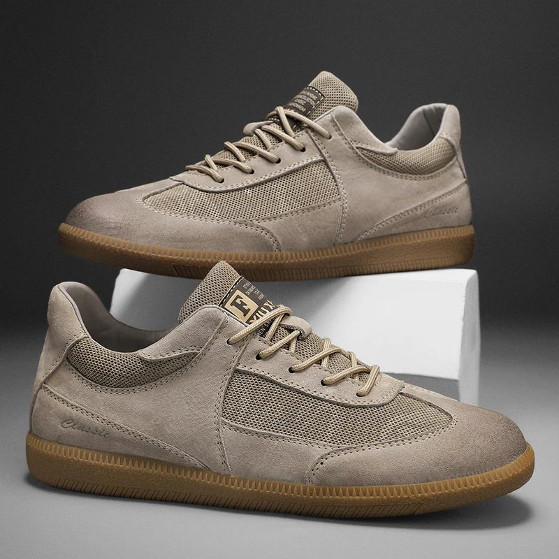 Men's Trainers - Gum Sole, Low-Top Design