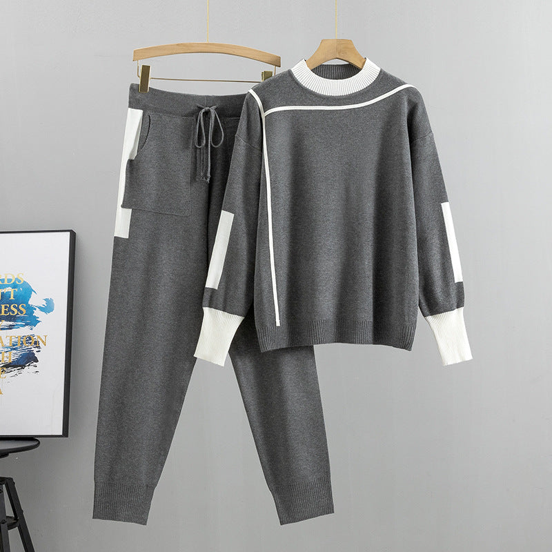 Blouse and Lightweight Mesh Trousers Set